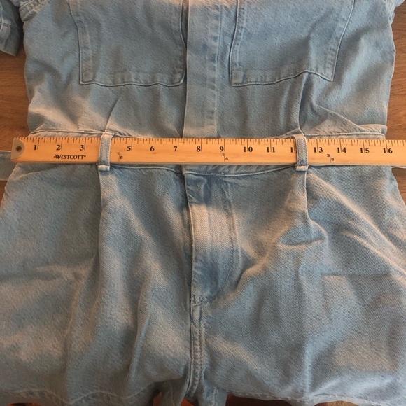 NWT $350 rag & bone Tie Waist Denim Romper in sizes XS, Small and X-Large! - Picture 9 of 10